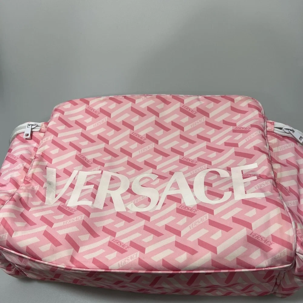 Versace Baby Diaper Shoulder Bag Pink